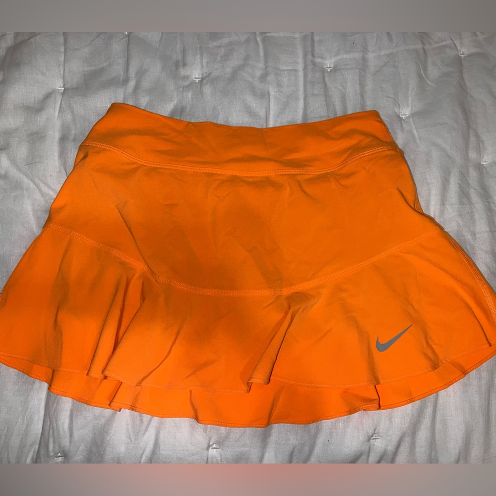 Nike Orange Athletic Skirt